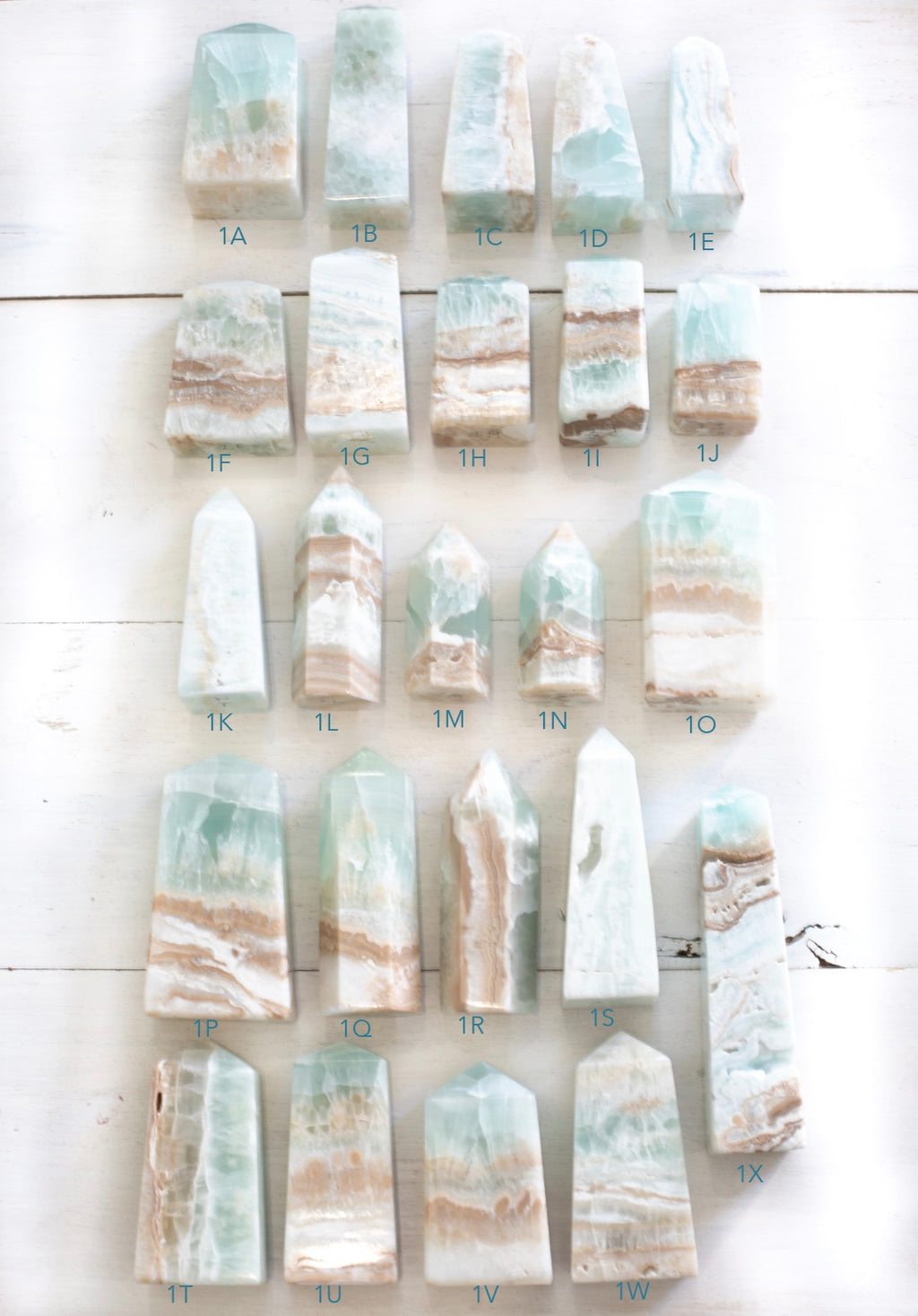 Caribbean Calcite Crystal Point Tower