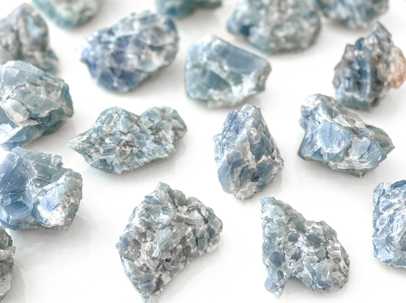 Blue Calcite  |  Cluster